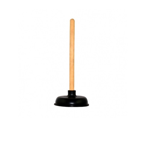[DES-COF-PD-102] DESTAPADOR TIPO CHUPON WC C/PALO MADERA 12 CM REF. PD-102 MARCA COFLEX
