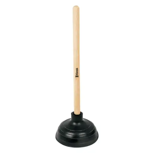 [DES-KLI-55850] DESTAPADOR TIPO CHUPON DE GOMA C/ MANGO MADERA PARA WC COD. BODE-6 REF. 55850 MARCA KLINTEK
