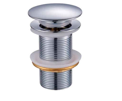 [DES-KUB-KU-90] DESAGUE PARA LAVAMANO SIN REBOSADERO POP UP CROMADO REF. KU-90 MARCA KUBO