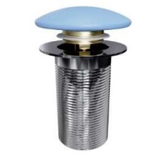 [DES-NOV-NVLAV7715] DESAGUE CERAMICO PARA LAVAMANOS SERIE ART CANDY BLUE ZEN / AZUL ZEN REF. NVLAV7715 MARCA NOVA