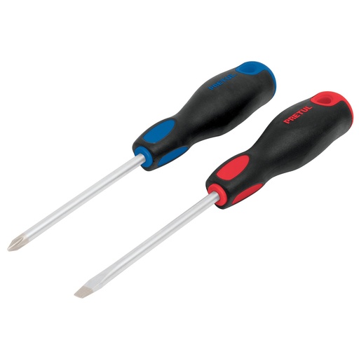 [DES-PRE-20216] JGO. DE DESTORNILLADORES 2 PZAS. MOD. DUO-3/16" X 4" BP REF. 20216 MARCA PRETUL