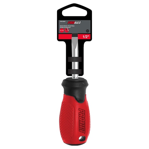 [DES-PRO-DS201] DESTORNILLADOR BASICO PUNTA PALA 1/4" X 1 1/2" REF. PRO-DS201 COD. 466348 MARCA PROMAKER