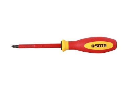 [DES-SAT-61211] DESTORNILLADOR AC 1000 V AISLADO PHILLIPS ESTRIA NRO 0 X 60 MM REF. 61211 MARCA SATA