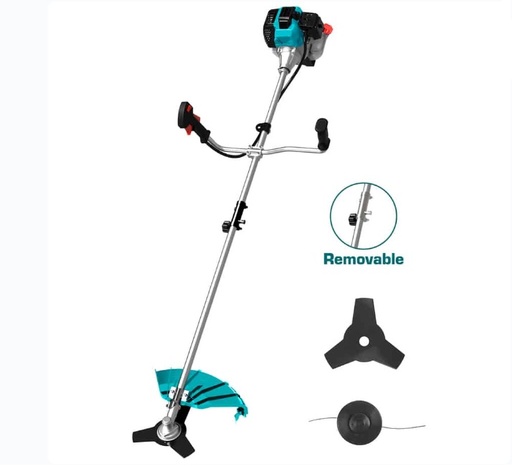 [DES-TOT-TP5434421] DESMALEZADORA A GASOLINA DE 42,7 CC - 2HP 1.5 KW 8000 RPM 1200 ML REF. TP5434421 MARCA TOTAL TOOLS