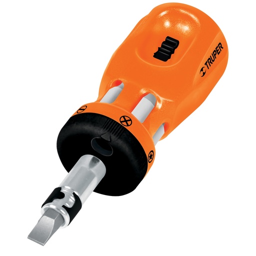 [DES-TRU-18193] MINI DESTORNILLADOR DE PUNTAS INTERCAMBIABLES ( PALA - ESTRIA - TORCH ) REF. 18193 MARCA TRUPER