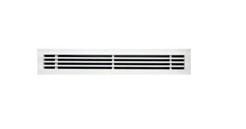 [DIF-STA-24X6] DIFUSOR LINEAL 24" X 6" S/C CON MARCO (PLASTICO BLANCO) MARCA STAR