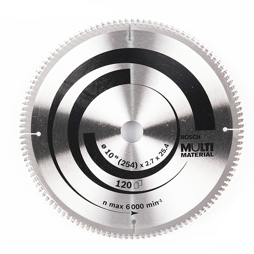 [DIS-BOS-876124] DISCO PARA MULTI-MATERIAL 10" X1" X 3.2MM 120T REF. 2608642199 / 602068 MARCA BOSCH