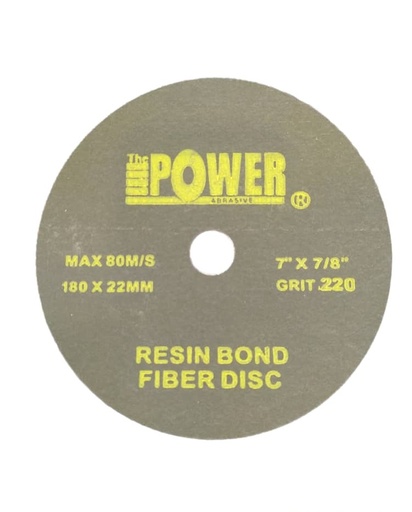 [DIS-POW-257] DISCO ABRASIVO FLEX 7" X 7/8" 180 X 22 MM GRIT-220 REF. 257 MARCA POWER