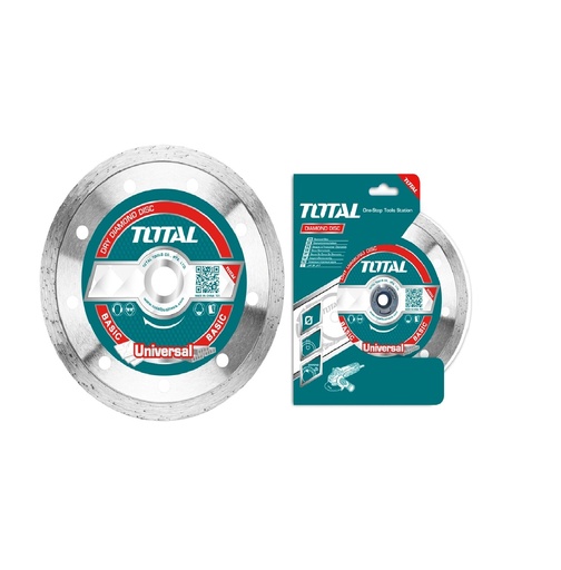 [DIS-TOT-TAC2121253] DISCO DE DIAMANTE C/ HUMEDO DIM 5" X 7/8" (125 MM X 22.2 MM ) REF. TAC2121253 MARCA TOTAL TOOLS