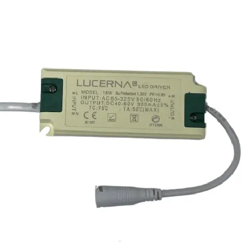 [DRI-LUC-DRIVER-12-18W] DRIVER 12-18W PARA PANELES LED MARCA LUCERNA