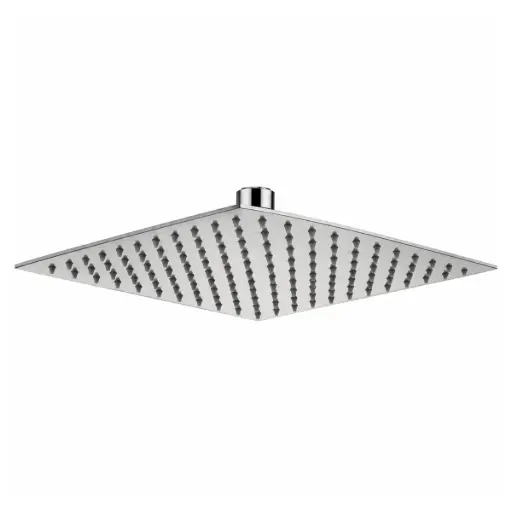[DUC-BAR-DUC.04.02] DUCHA / REGADERA ULTRAFINA DE ALTA PRESION CUADRADA CROMO 25 CM REF. DUC.04.02 MARCA BARI