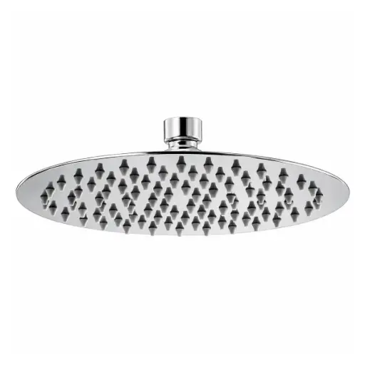 [DUC-BAR-DUC.04.05] DUCHA / REGADERA ULTRAFINA DE ALTA PRESION REDONDO CEPILLADO 25 CM REF. DUC.04.05 MARCA BARI
