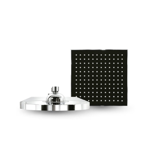 [DUC-BEL-GRI-0239] DUCHA / REGADERA ANTICALCAREA 8" MODELO SQUARE REF. GRI-0239 MARCA BELT-G