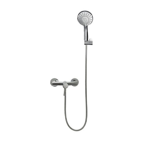 [DUC-FP-32GDU0313] GRUPO PARA DUCHA MONOMADO + REGADERA REDONDA CROMADA SERIE RIO REF. 32GDU0313 MARCA FP