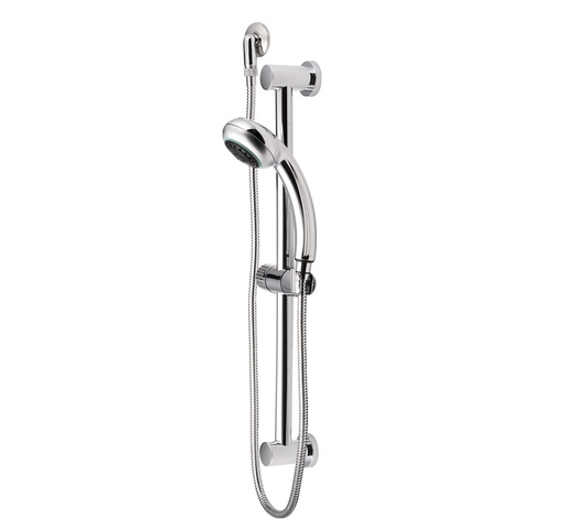 [DUC-FP-35ACC312C] BARRA DE DUCHA PARA PARED ALTURA REGULABLE SERIE G.O CROMO REF. 35ACC312C MARCA FP