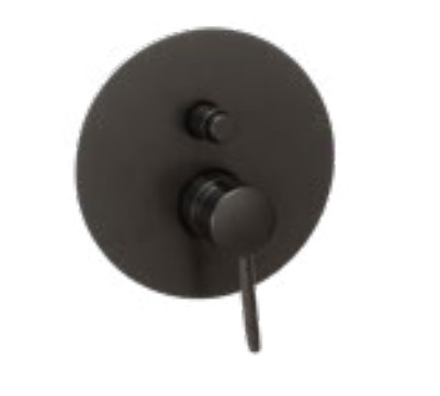 [DUC-KUB-KUBO-121] GRUPO PARA DUCHA BAÑERA MONOMANDO COLOR NEGRO REF. KUBO-121 MARCA KUBO