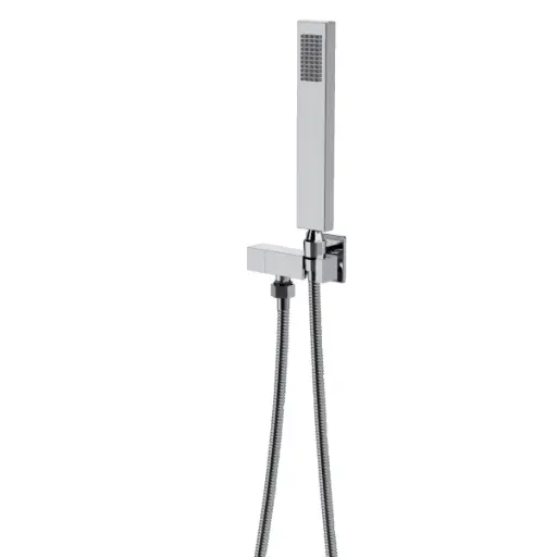 [DUC-NOV-NVGRI9812] DUCHA TELEFONO DE MANO ACERO INOX SERIE KUBE GRI CHROME / CROMADO REF. NVGRI9812 MARCA NOVA
