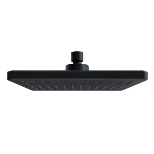 [DUC-NOV-NVREG1001] DUCHA / REGADERA DE PARED CUADRADO 8" SERIE KUBE NEGRO REF. NVREG1001 NOVA