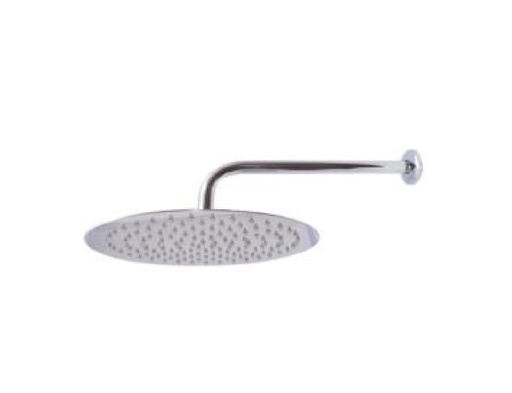 [DUC-OME-CD-RFL12] DUCHA REDONDA ULTRA DELGADA 12" ACERO INOXIDABLE C/ TUBO DE 40 CM REF. CD-RFL12 MARCA OMEGA