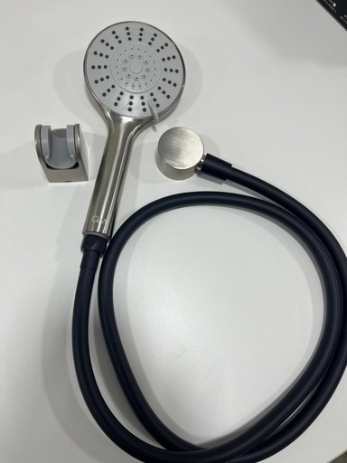 [DUC-QM-14.700.6000] DUCHA TELEFONO DE MANO 5 FUNCIONQM SERIE DELTA SATIN REF. 14.700.6000 MARCA QUALITY METAL