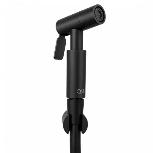 [DUC-QM-14.700.6002.B] DUCHA TELEFONO DE MANO QM+ SERIE SUPREME NEGRO BLACK REF. 14.700.6001.B MARCA QUALITY METAL