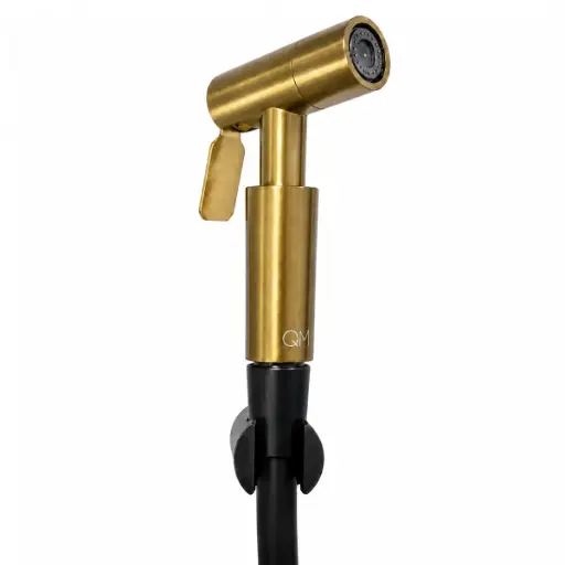 [DUC-QM-14.700.6003.G] DUCHA TELEFONO DE MANO QM+ SERIE SUPREME DORADO GOLD REF. 14.700.6003.G MARCA QUALITY METAL