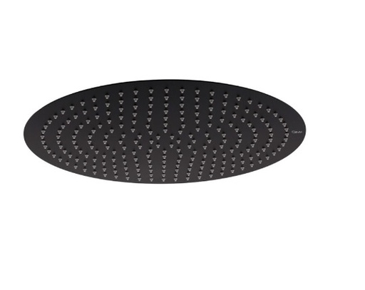 [DUC-QM-14.800.1011-B] DUCHA / REGADERA QM+ DE TECHO SERIE SUPREME 40 CM COLOR NEGRO BLACK MARCA QUALITY METAL