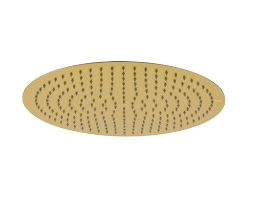 [DUC-QM-14.800.1012-G] DUCHA / REGADERA QM+ DE TECHO SERIE SUPREME 40 CM COLOR DORADO GOLD MARCA QUALITY METAL