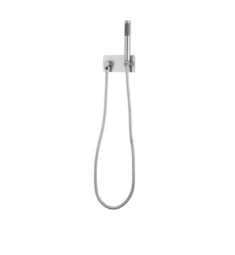 [DUC-QM-14.800.1022-S] DUCHA TELEFONO DE MANO QM+ SERIE SUPREME COLOR SATINADO MARCA QUALITY METAL