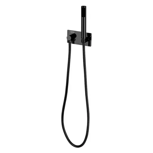 [DUC-QM-14.800.1023-B] DUCHA TELEFONO DE MANO QM+ SERIE SUPREME COLOR NEGRO BLACK MARCA QUALITY METAL