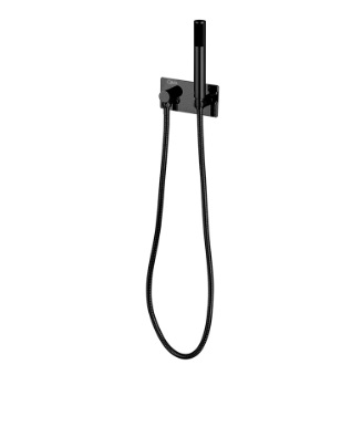 [DUC-QM-14.800.1023-B] DUCHA TELEFONO DE MANO QM+ SERIE SUPREME COLOR NEGRO BLACK MARCA QUALITY METAL
