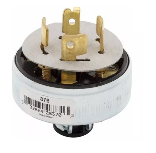 [ENC-EAT-876] ENCHUFE DE BLOQUEO 20 AMP 120-208V TRIFASICO AGARRE SEGURIDAD REF.876 / 283703 / ENC-729 MARCA EATON