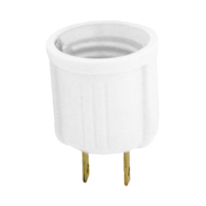 [ENC-KOB-84W] ENCHUFE SOCATE 660 W 250 V E27 BAKELITA COLOR BLANCO REF. KOB-084W MARCA KOBY