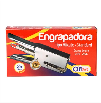 [ENG-OFI-614119] ENGRAPADORA TIPO ALICATE STANDARD GRAPAS 24/6 - 26/6 REF. 614119 MARCA OFIART