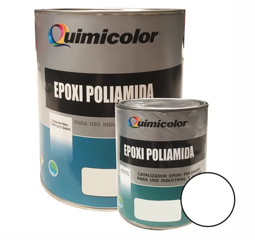 [EPO-QUI-EPO010] PINTURA EPOXICA POLIAMIDA COLOR BLANCO CON CATALIZADOR ( KIT ) REF. EPO010 MARCA QUIMICOLOR