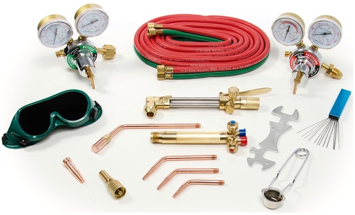 [EQU-WEL-2001008] EQUIPO DE OXICORTE TIPO HARRIS MASTER II WTHQ (PICOS 1/16,1/8,1/4") REF. 2001008 MARCA WELDTECH