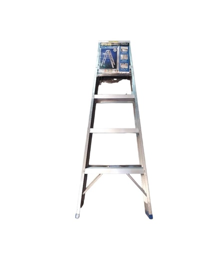 [ESC-ALA-C005] ESCALERA TIPO TIJERA ALUMINIO PREMIUM 5 TRAMOS 150 CM X 50 CM CAP. 200 KG REF. C005 MARCA ALADINO
