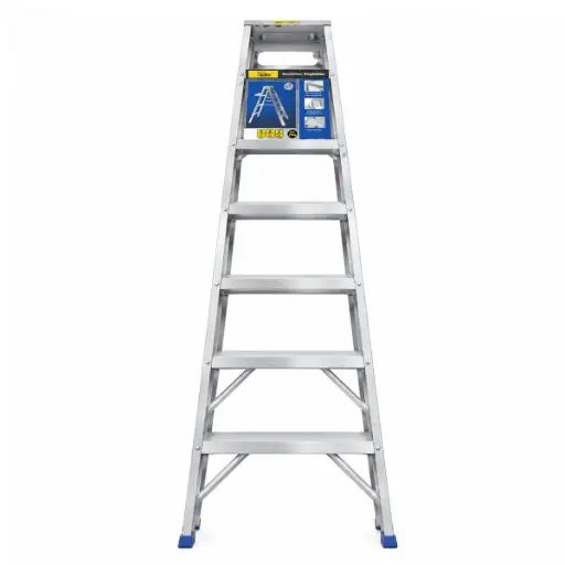 [ESC-ALA-C007] ESCALERA TIPO TIJERA ALUMINIO PREMIUM 7 TRAMOS 210 CM X 55 CM CAP. 200 KG REF. C007 MARCA ALADINO