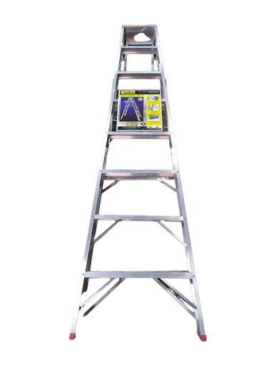 [ESC-ALA-CV08] ESCALERA TIPO TIJERA ALUMINIO STANDARD 8 TRAMOS 240 CM X 30 CM REF. CV08 MARCA ALADINO