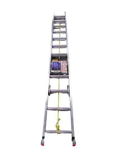 [ESC-ALA-D004] ESCALERA DE ALUMINIO IND. EXTENSIBLE DE 24 TRAMOS 360 CM X 360 X 40 CM REF. D004 MARCA ALADINO