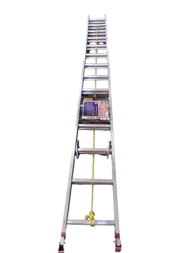 [ESC-ALA-D005] ESCALERA DE ALUMINIO IND. EXTENSIBLE DE 28 TRAMOS 420 CM X 420 CM X 40 CM REF. D005 MARCA ALADINO