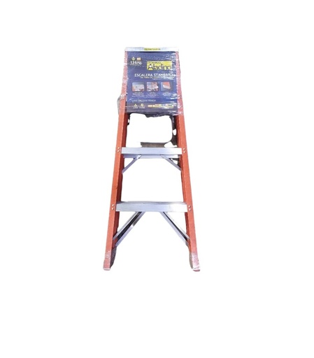 [ESC-ALA-F004] ESCALERA FIBRA DE VIDRIO INDUSTRIAL TIJERA 4 TRAMOS 120 X 45 CM CAP. 250 KG REF. F004 MARCA ALADINO
