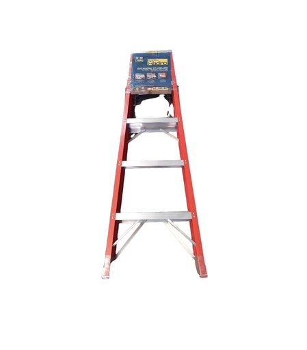 [ESC-ALA-F005] ESCALERA FIBRA DE VIDRIO INDUSTRIAL TIJERA 5 TRAMOS 152 X 48 CM CAP. 250 KG REF. F005 MARCA ALADINO