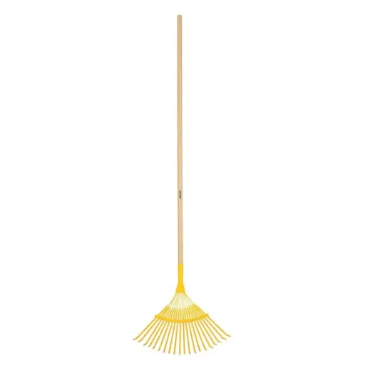 [ESC-PRE-21431] ESCOBA / RASTRILLO P/GRAMA METALICA 17" 20 DIENTES C/CABO MOD. EM-20P REF. 21431 MARCA PRETUL
