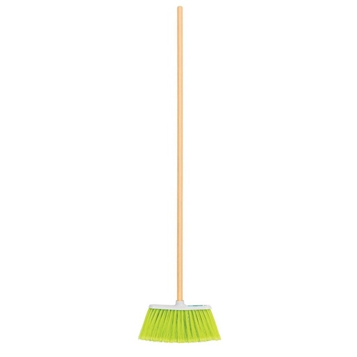 [ESC-PRE-22163] ESCOBA T/CEPILLO CERDA SUAVE C/CABO MADERA (120 CM) ES-200S REF. 22163 MARCA PRETUL