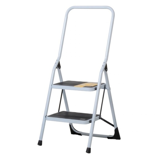 [ESC-PRE-24119] ESCALERA PLEGABLE BLANCA DE 2 TRAMOS MOD. ESTU-2PB REF. 24119 MARCA PRETUL