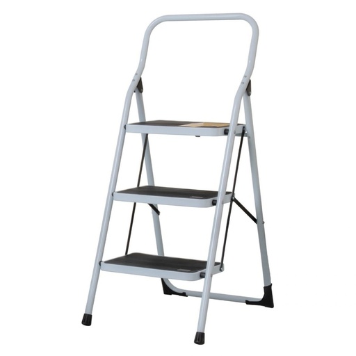 [ESC-PRE-24120] ESCALERA PLEGABLE BLANCA DE 3 TRAMOS MOD. ESTU-3P REF. 24120 MARCA PRETUL
