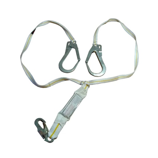 [ESL-PRO-PR116-G] LINEA DE VIDA / ESLINGA DE ABSORCION DE IMPACTO EN "Y" CON GANCHO DE 2" REF. PR 116-G MARCA PRODUMIN