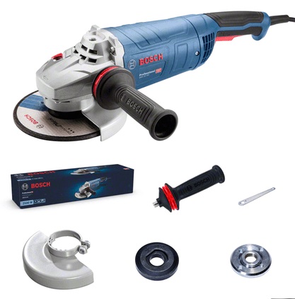 [ESM-BOS-GWS25-180] ESMERIL ANGULAR 7" EJE 5/8" - M14 2.500 W 8.500 RPM REF. GWS 25-180 / 865957 / 527154 MARCA BOSCH