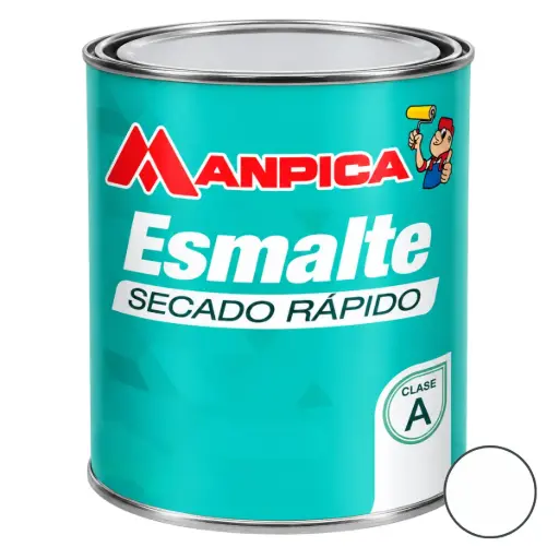 [ESM-MAN-SES-102-10] ESMALTE SINTETICO SECADO RAPIDO COLOR BLANCO 1 GL REF. SES-102-10 MARCA MANPICA